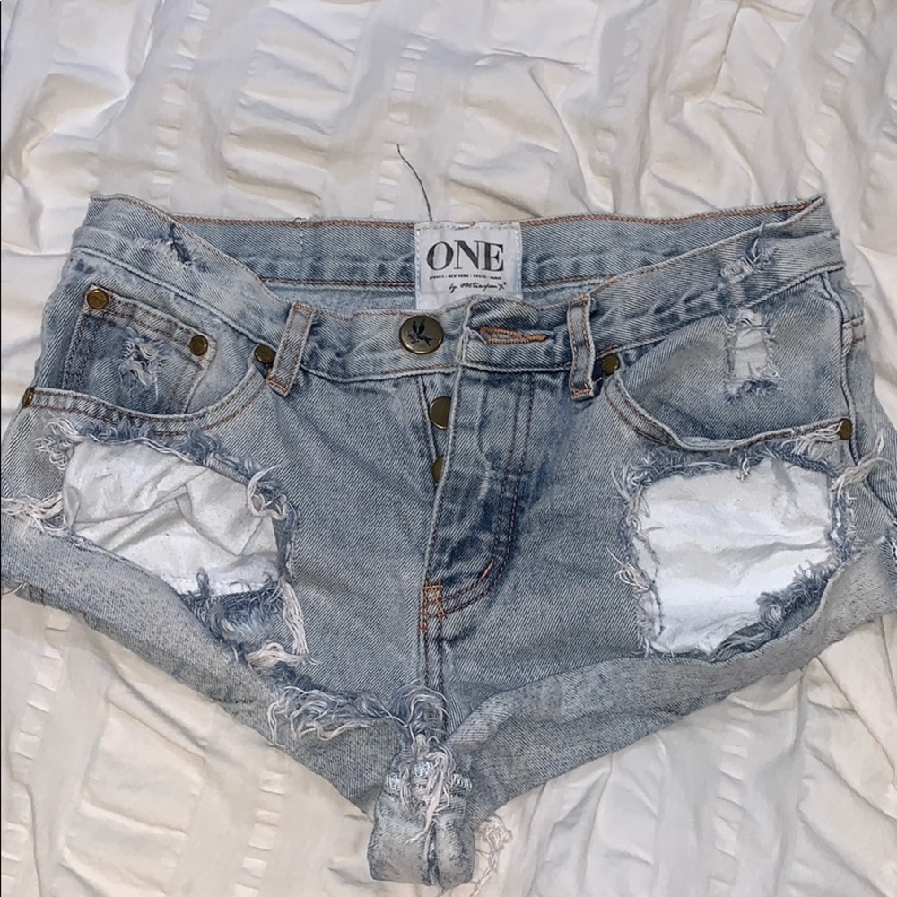 One Teaspoon bandit shorts